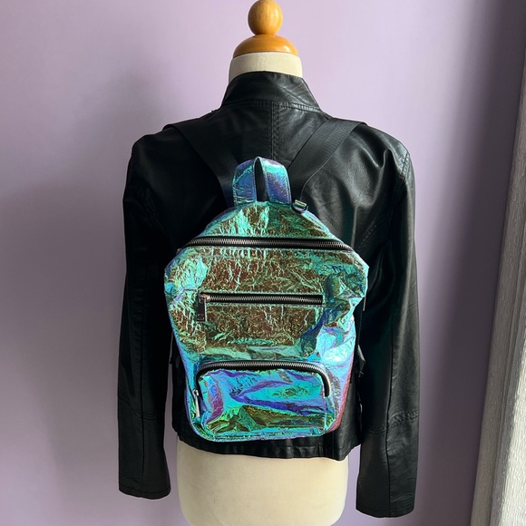 Zara iridescent backpack - Picture 9 of 9
